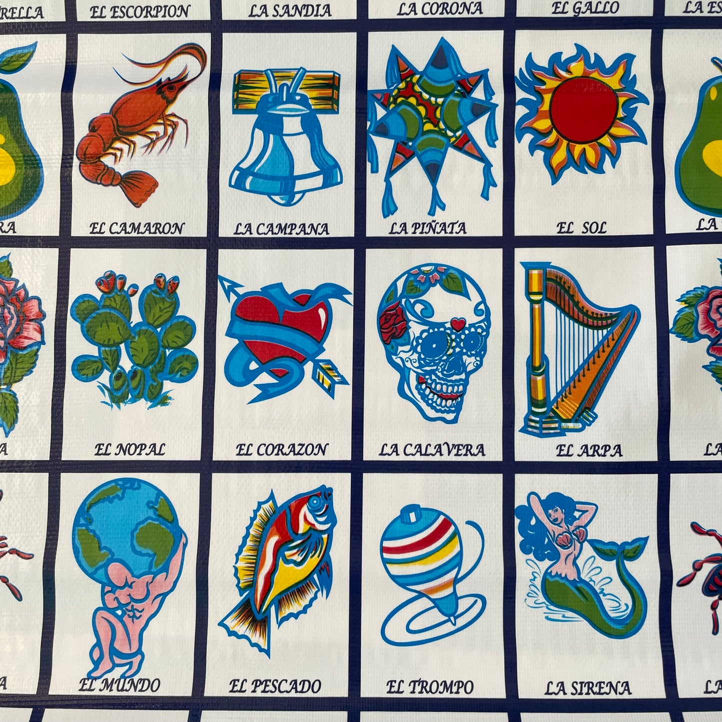 Loteria Oilcloth Fabric