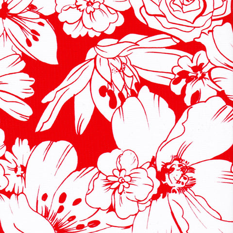 Red Strawberry Oilcloth Fabric – Oilcloth Alley